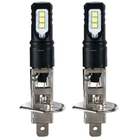 [JAMAIS UTILISÉ]2x H1 6000k Super Bright White 6000lm Drl Kit de phares à LED Faisceau de route (1/4)
