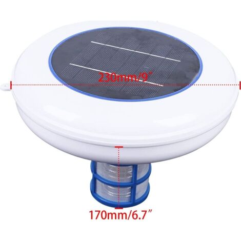 Ioniseur Solaire De Piscine Vert - Purificateur D'Eau Naturel Jusqu'à 40 000 Gallons - Nettoyeur Solaire Efficace