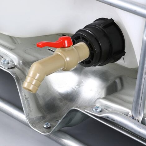Lot 2 becs de vidange IBC avec écrou - adaptateurs 1000L 2 - raccords pour vanne/réservoir eau