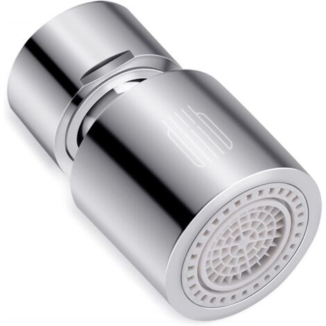 [JAMAIS UTILISÉ]Aérateur de robinet à 360 degrés, filtre économiseur d'eau, tête de robinet de cuisine pivotante, pommeau de douche réglable à 2 modes, pulvérisateur filtrant pour cuisine et salle de  (1/5)