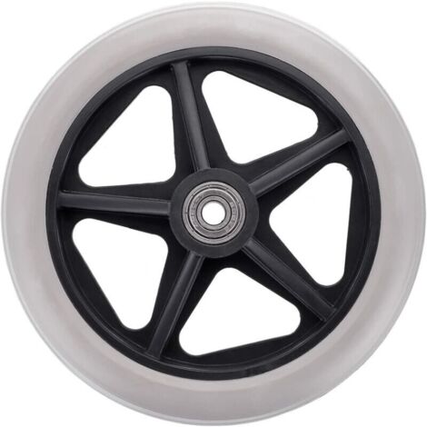 Roues Avant Caoutchouc Pour Fauteuil Roulant - Tailles 6/7/8 Pouces - Neuf - Accessoires Mobilité