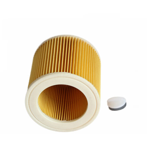 Lot De 2 Filtres à Cartouche Premium Pour Kärcher WD2 WD3 MV2 MV3 - Rechange 6.414-552.0 / 64145520 - Lavables