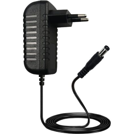 YMYNY Transformateur d'alimentation CV 12 V avec prise UE pour prise domestique AC220 V à DC 12 V (24W 12V 2A)