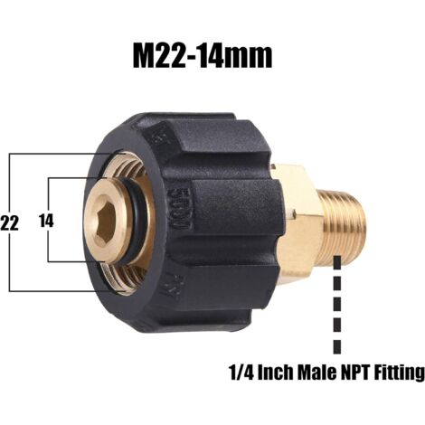 ADAPTATEUR COUPLEUR POUR nettoyeur haute pression Kit Pièces Remplacement EUR 15,67 - PicClick FR