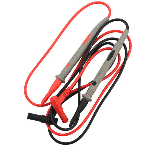 2pcs Multimètre Numérique Cordon Sonde Testeur Cable 1000V 10A (1/5)