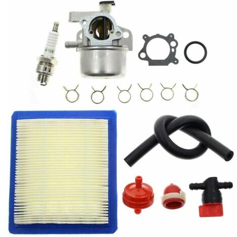 799866 Kit carburateur avec et filtre à air Compatible avec moteurs Briggs & Stratton 790845 799871 799866 796707 79430 (1/5)
