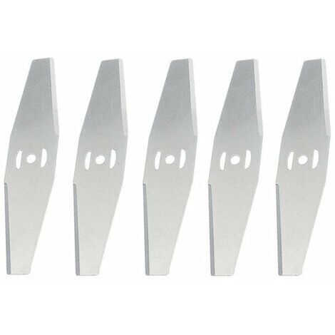 Lames de rechange en métal pour coupe-bordure sans fil – Lot de 5 pièces – Capacité de coupe élevée pour herbes épaisses – Acier inoxydable