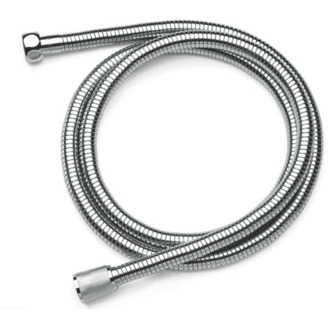 YMYNY Flexible de douche tuyau douche ecoflex double sertissage acier chromé 150 cm (1/3)