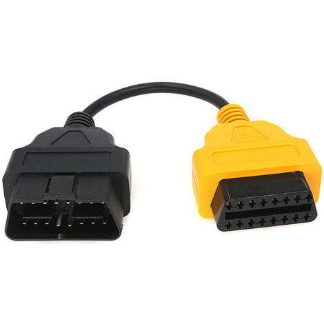 YMYNY ECU Scan OBD2 Câble adaptateur de diagnostic jaune pour Fiat ECUScan Multi Scan (1/3)