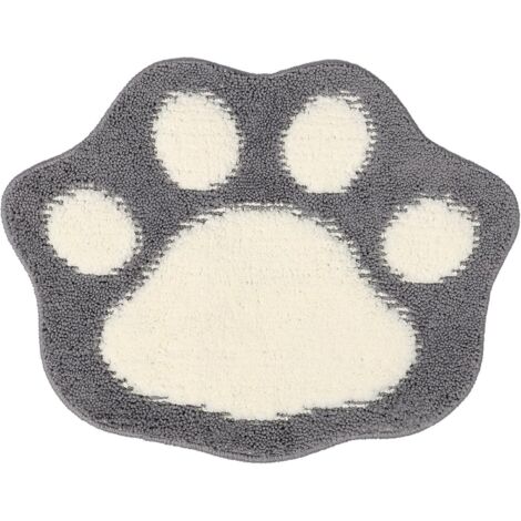 Tapis De Bain Tapis De Bain Antidérapant Tapis De Bain Souple Tapis De Lavable Tapis De Bain En Forme De Pieds (1/5)