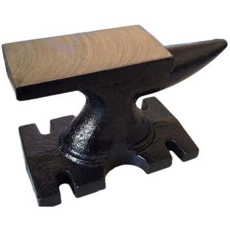 YMYNY Enclume en fer de 4 kg pour atelier de forge, marteau en fer, orfèvrerie, travail du métal - (1/2)