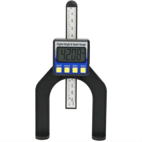 Jauge De Profondeur Numérique 0-80 Mm Magnétique - Affichage LCD Précis Hauteur Et Profondeur