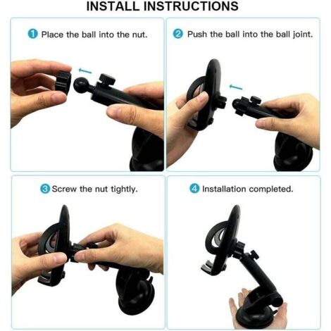 Mount holder support 360°de montage Durable mode voiture HUD tableau de bord pour téléphone-Gps