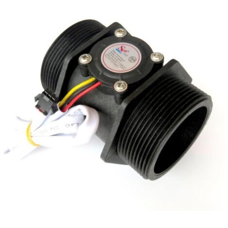 YMYNY Capteur de Débit D'eau, YF-DN50 DC5-24V Compteur de Débit G1.5in Débitmètre à Turbine à Effet Hall pour Distributeurs Automatiques D'eau, Machines à Cartes (1/4)