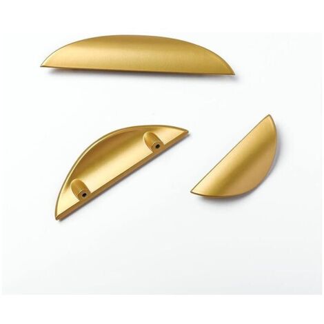 YMYNY Set of 2 Kitchen Drawer Handle, Door Handle, Zinc Alloy Pull Handle, Modern Gold Hardware for Cabinet, Bathroom, Dresser (2.5 inch Hole Spacing 64 mm) (1/4)