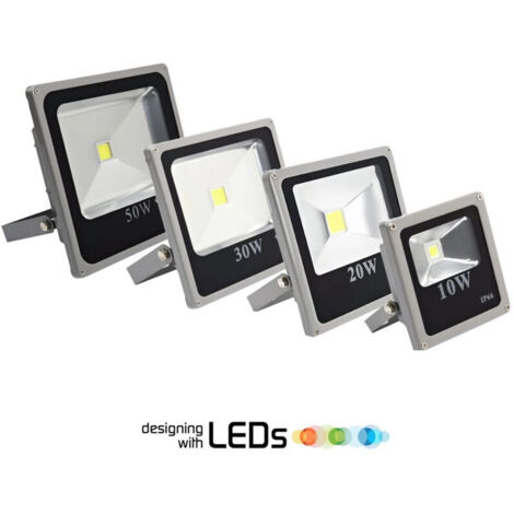 YMYNY Projecteur LED fin haute luminosité lumière blanche 10 20 30 50 80 100 120 W IP65 - 120 Watt (1/2)