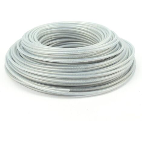 YMYNY Fil de Tondeuse en Acier 3 mm x 30 mètres, Fil de Tondeuse, Bobine de fil d'acier robuste pour débroussailleuse de jardin, Fil de Rechange pour Tondeuse à Gazon (1/4)