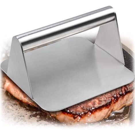 YMYNY Presse à Viande, Steaks Hachés en Acier Inoxydable, Presse à Griller, Smasher Burger avec Poignée (1/5)