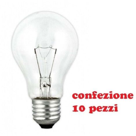 YMYNY Lot de 10 ampoules à incandescence E27 220/240 V 50/60 Hz 100 W -