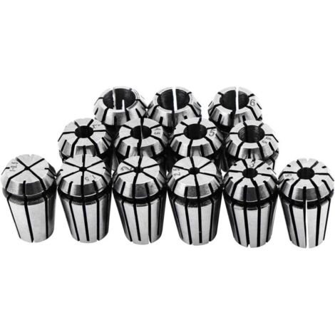 YMYNY 13pcs ER11 Collet, ER11 Collet Chuck, 1-7mm ER11 Spring Collet Holder for Engraving Milling Tool (1/4)