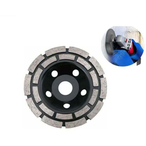 YMYNY Disques abrasifs diamantés de qualité professionnelle 125 x 22,2 mm - Meule diamantée (pour béton, 125 x 22,23 x 5 mm, accessoires pour meuleuses à béton) (1/4)