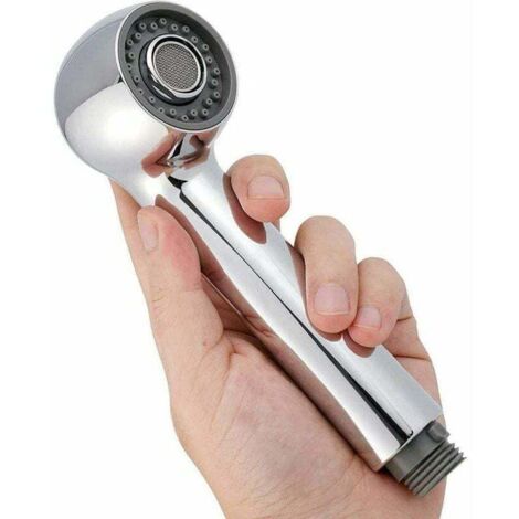 YMYNY Douchette Robinet Cuisine 2 Jets Tête de Douche Remplacement Douchette pour Mitigeur Cuisine, Chromé (1/4)