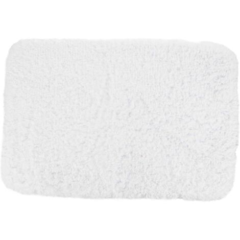 Tapis De Bain Tapis De Sol Baignoire pour Enfants Tapis De Bain Antidérapant Tapis De Bain Non Lavable Tapis De Bain en Microfibre Polyester Blanc Tapis Antidérapant Tapis De (1/5)