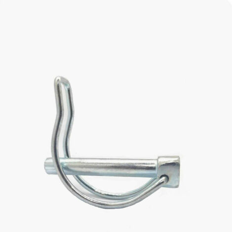 YMYNY Lot de 10 goupilles rabattables 6 mm x 45 mm pour tuyaux Ø 40 mm (10 pièces) - goupilles de sécurité pour tuyaux (1/4)