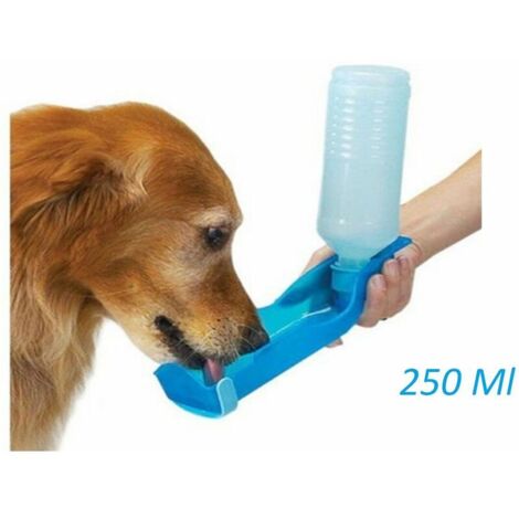 YMYNY Bouteille d'eau de voyage pour chien 250 ml, distributeur d'eau portable (1/4)