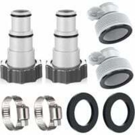YMYNY Nettoyeur de fond de piscine, Aspirateur de piscine, Piscine, Aspirateur de piscine, 32 à 38, Adaptateur pour piscine , Kit adaptateur de tuyau de piscine, Accessoires de piscine, Buse de tuyau,