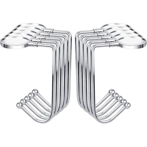 S Crochets Acier Inoxydable Crochets en Forme de S Suspension Crochets de Cuisine pour Suspendre