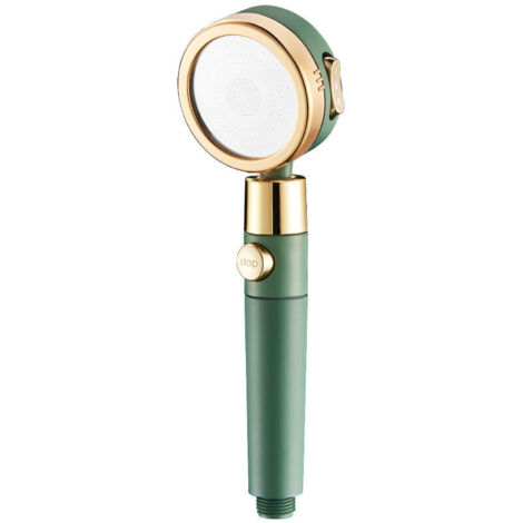 YMYNY Pommeau de Douche,Economie Deau Pommeau Douche Anti Calcaire, Haute Pression Douchette Douche Salle de Bain avec 3 + 1 Modes et Filtre, Arrêt de L'eau à Une Clé- ABS (1/4)