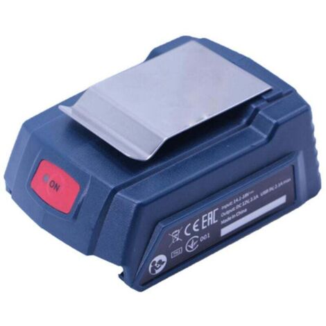 YMYNY Pour adaptateur USB Bosch Gaa18-24 avec voyant lumineux pour 14.4-18v (1/4)