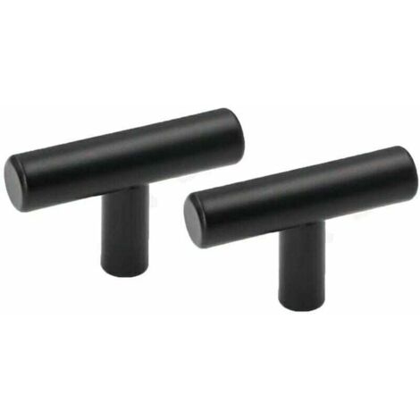 YMYNY Lot de 10 Bouton de Meuble Porte T Bar Baton Tiroirs (1/4)