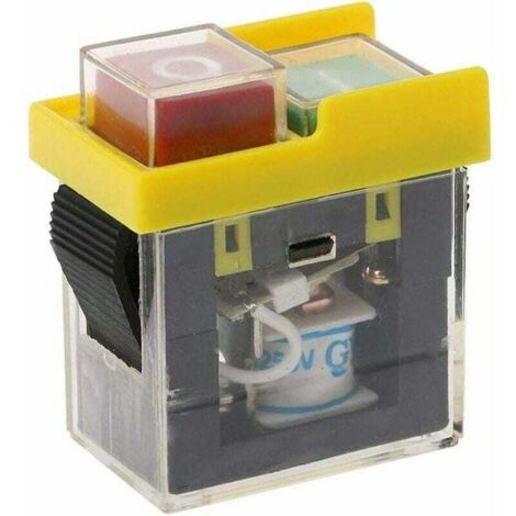 YMYNY KJD6 5E4 250V interrupteur électromagnétique étanche bouton de démarrage magnétique protection de mise hors tension interrupteur autobloquant KJD20 (1/4)