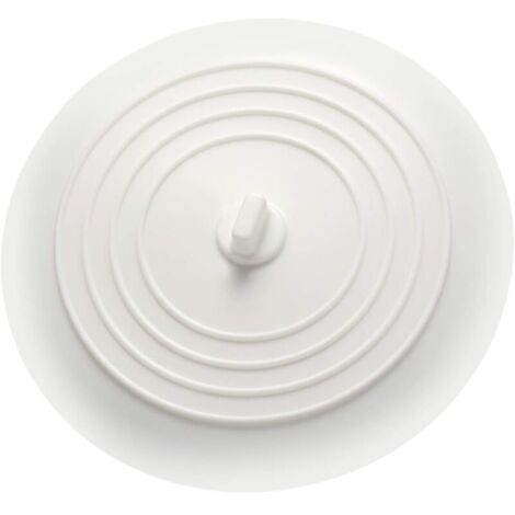 YMYNY Bouchon de lavabo en silicone pour réservoir de vidange pour cuisines, salles de bains, buanderies (blanc) (1/4)