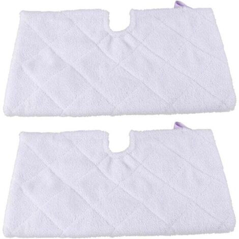 Ulisem, utilisé pour Shark S3901, tampon de rechange en microfibre pour balai vapeur, accessoires de nettoyage S3550, S3501, S3601, S3901, tampons vapeur blancs/2X (1/4)