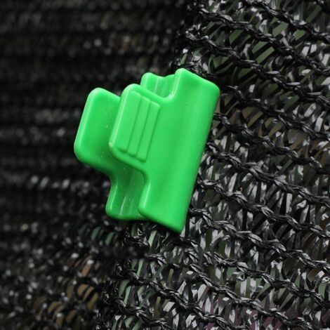 Lot de 50 clips en plastique pour serre, 20 mm, accessoires de pressage pour filet d'ombrage, filet d'insectes, matériel d'installation de film de serre (20 mm Lot de 50 clips en plastique pour serre, 20 mm, accessoires de pressage pour filet d'ombrage, filet d'insectes, matériel d'installation de film de serre (20 mm