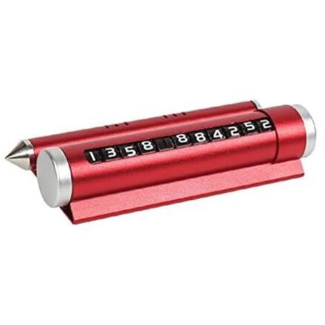 Marteau d'urgence multifonction Ulisem pour téléphones portables – Rouge (1/4)