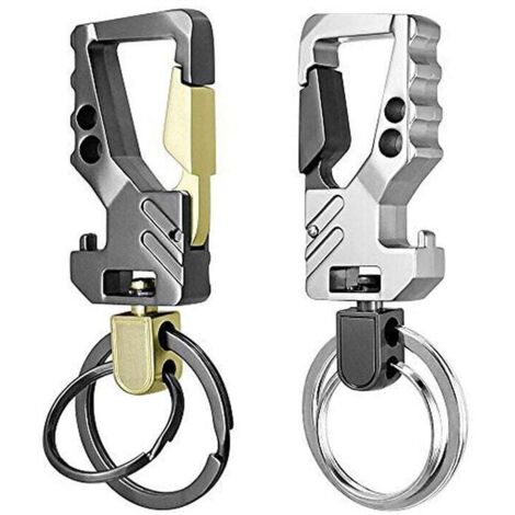 Kershaw Recap - Outil Multifonction Porte-Clés Avec Décapsuleur, Levier Et Tournevis Plat - Compact Et Robuste
