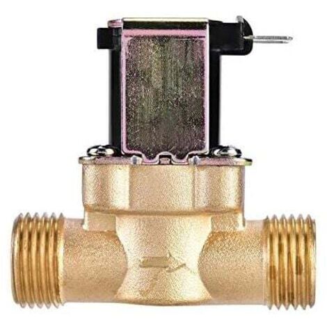 Électrovanne magnétique électrique normalement fermée UlisemBrass 1/2" AC 220 V N/C pour le contrôle de l'eau (1/4)
