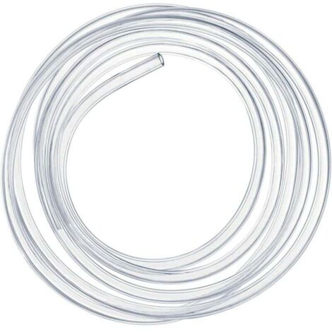 Tuyau de pression transparent Ulisem de 3 mètres, tuyau en PVC 10 x 12 mm (1/4)