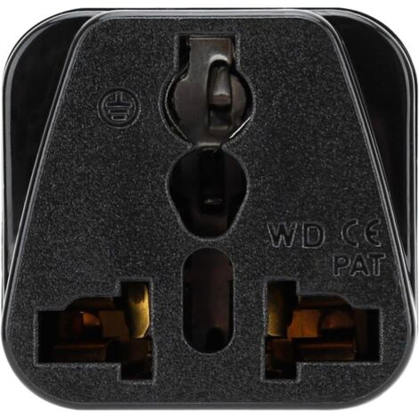 Ceptics Adaptateur de voyage Canada vers Italie, Chili, Libye (Type L) - Double entrée - Ultra compact - Chargez votre téléphone portable, ordinateur portable, tablette (CT-12A, pack de 3