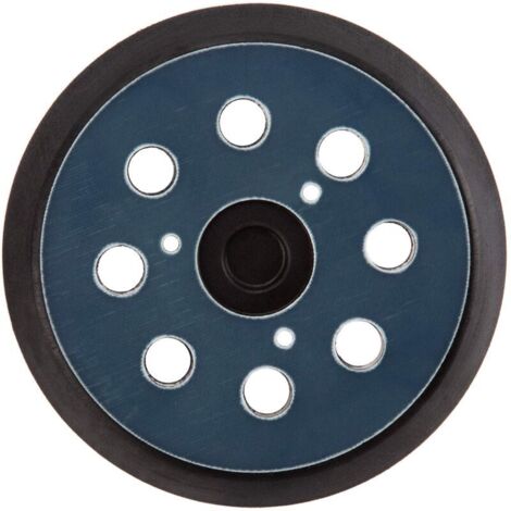 Patin de ponçage de rechange Ulisem 5" 8 trous bleu et vert pour Makita BO5010, BO5030K, BO5031K, BO5041K (1/4)