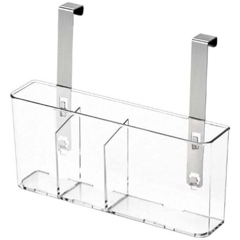 Panier de rangement pour porte d'armoire UlisemKitchen, étagère de rangement pour porte d'armoire, panier organisateur, solution de rangement pour cuisine et salle de bain (1/4)