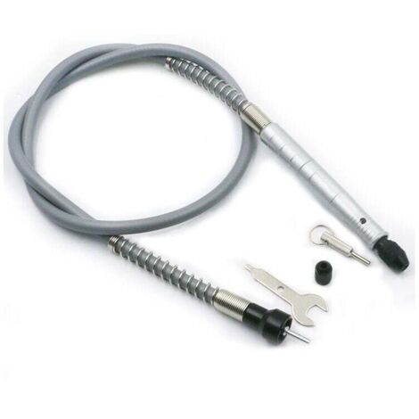 Tige flexible Ulisem, tige de foret flexible de 3,2 mm/1/8 po pour extension et extension de longueur, adaptateur d'arbre pour outil multifonction rotatif (1/4)