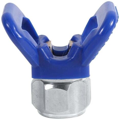 Protecteur de siège de buse pour pistolet à peinture sans air Ulisem, couvercle de buse de remplacement, outil universel, bleu, neuf (1/4)