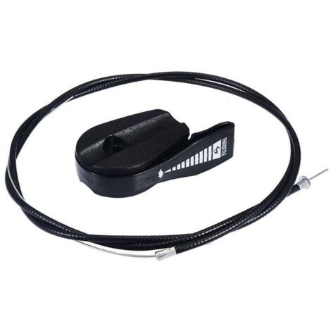 Kit de remplacement de câble d'accélérateur universel Ulisem 39" pour tondeuses à gazon (noir, 1 m) (1/4)