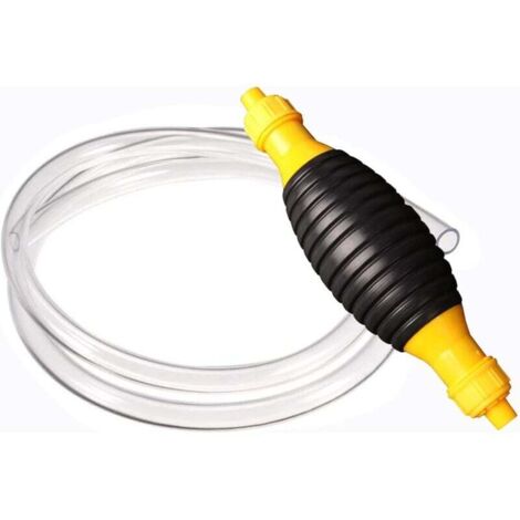 Pompe à carburant manuelle Ulisem, 8 mm, 2 m, transfert de carburant, pompe à main, siphon, pompe à main de secours, aspiration pour essence, diesel, huile, eau, liquides, aquariums (1/4)