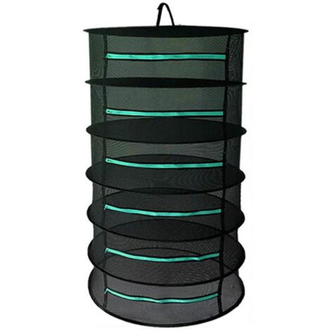 [JAMAIS UTILISÉ]Filet à linge portable suspendu, support à vêtements en maille respirante et pliable pour la maison (1/5)
